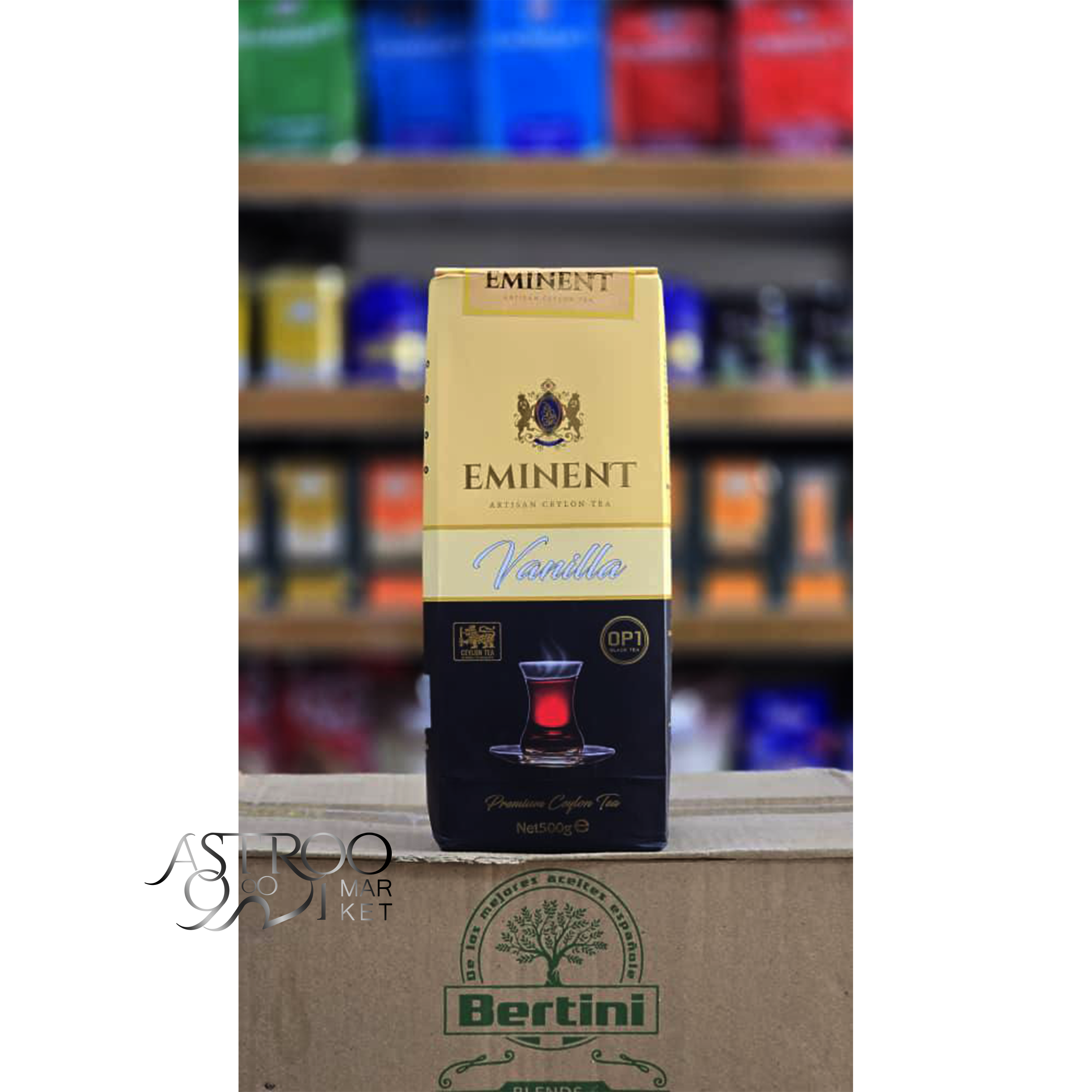 چای امیننت ۵۰۰ گرم پایه بلند وانیل - eminent vanilla tea چای امیننت ۵۰۰ گرم پایه بلند وانیل - eminent vanilla tea